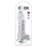 Pipedream King Cock Clear 9 Inch Dildo with Balls
