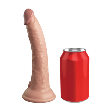 Pipedream King Cock Elite 7 Inch Vibrating Dual Density Silicone Cock Flesh