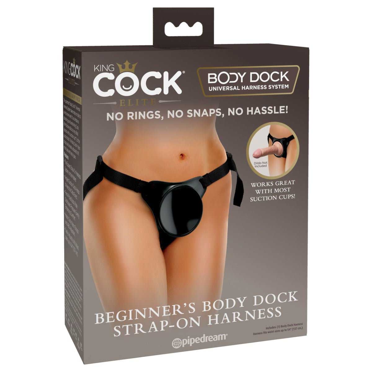 Pipedream King Cock Elite Beginners Body Dock Strap On Harness

