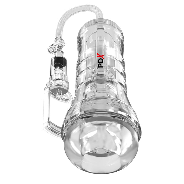 Pipedream PDX Elite ViewTube Vac XXL Pump EZ-Grip Stroker Clear