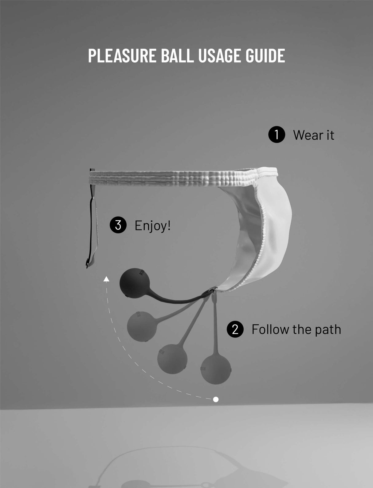 Modus Vivendi Pleasure Ball Thong Black Latex