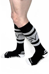 Asstricks Pocket Socks Black White