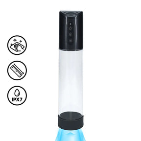 Pumped HyperPump Rechargeable Penis Pump Gun Metal