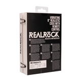 RealRock Realistic 10 Inch Cock with Scrotum Black