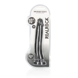 RealRock Lifelike Skin Dildo 10" Black