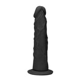 RealRock Lifelike Skin Dildo 10" Black