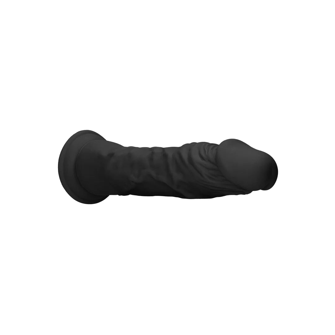 RealRock Lifelike Skin Dildo 10" Black