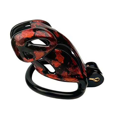 LOCK4D Creature Series Chastity Cage Red Large