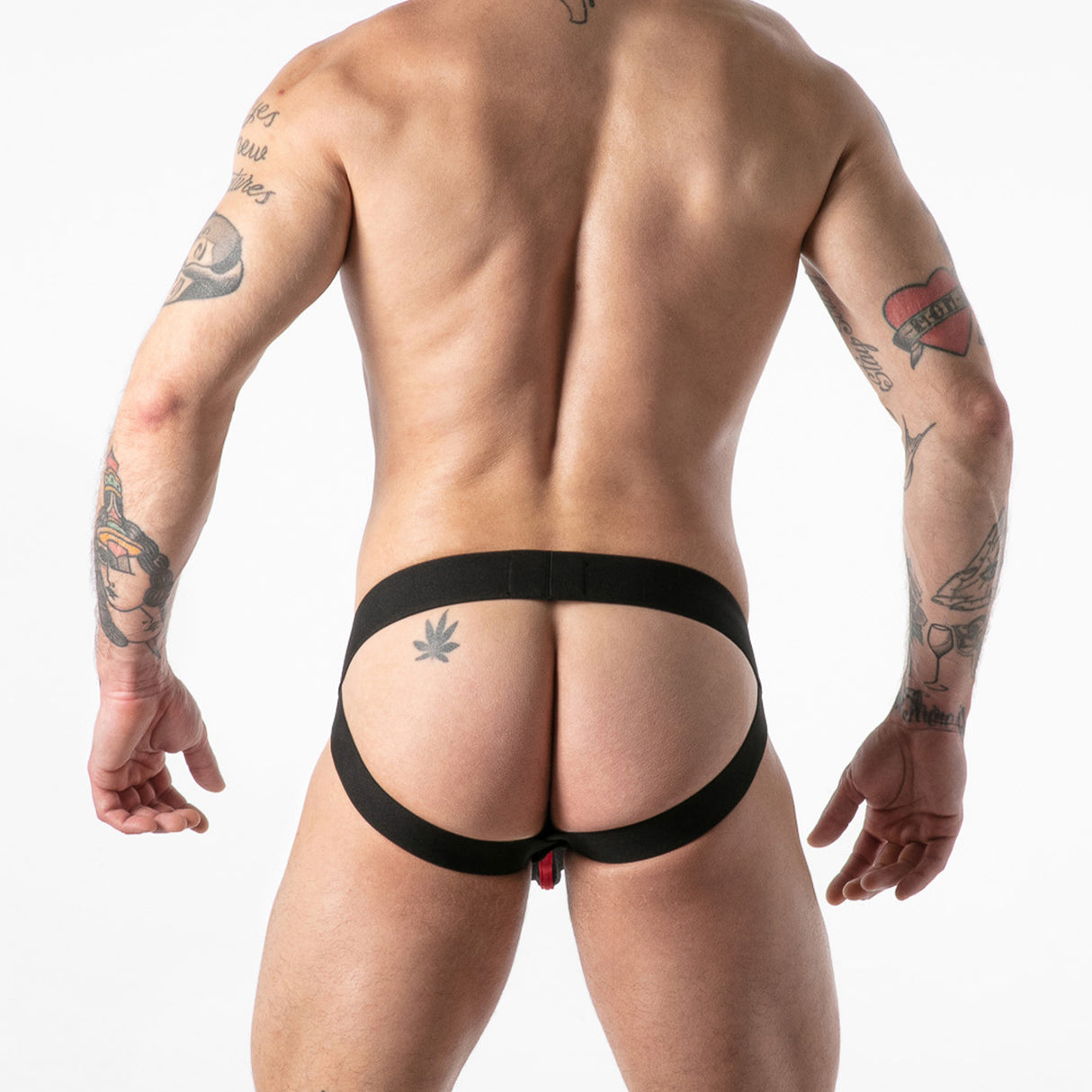 Locker Gear Full Access Military Jockstrap Red