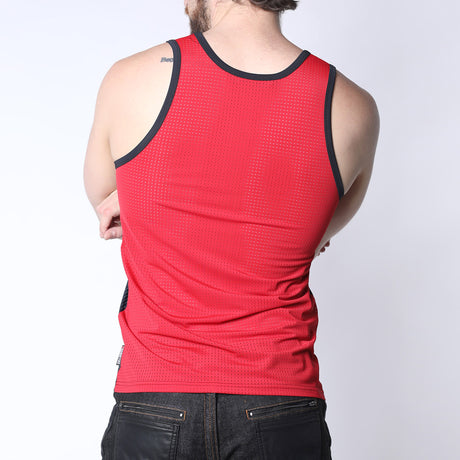 Cellblock 13 Kennel Club Dark Pup Tank Top Red