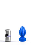 RG Blue Grenade Butt Plug 5.5 Inch Blue
