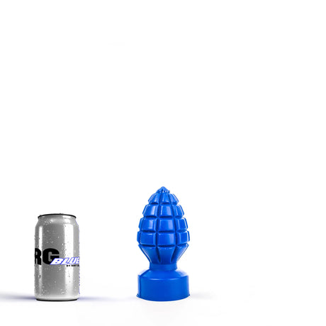 RG Blue Grenade Butt Plug 5.5 Inch Blue