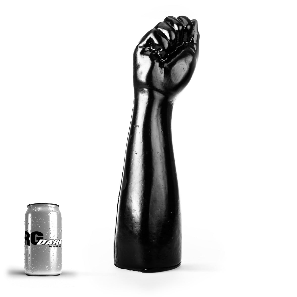 RG Dark Power Push Fist Dildo 14.6 Inch Black