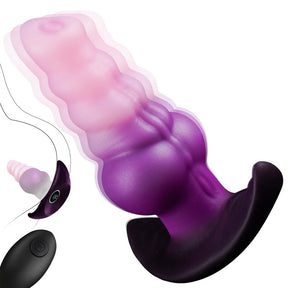 RG Fantasy Thrusting Vibrating Dog Knot Purple 7.3 Inch