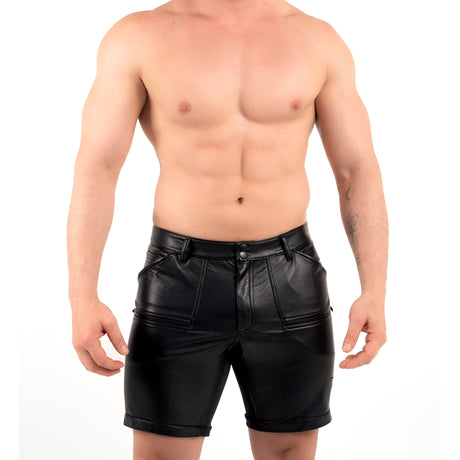 ROK Eco Long Zipper Short Black Red