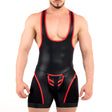 ROK Kinky Close Wrestler Singlet Black Red