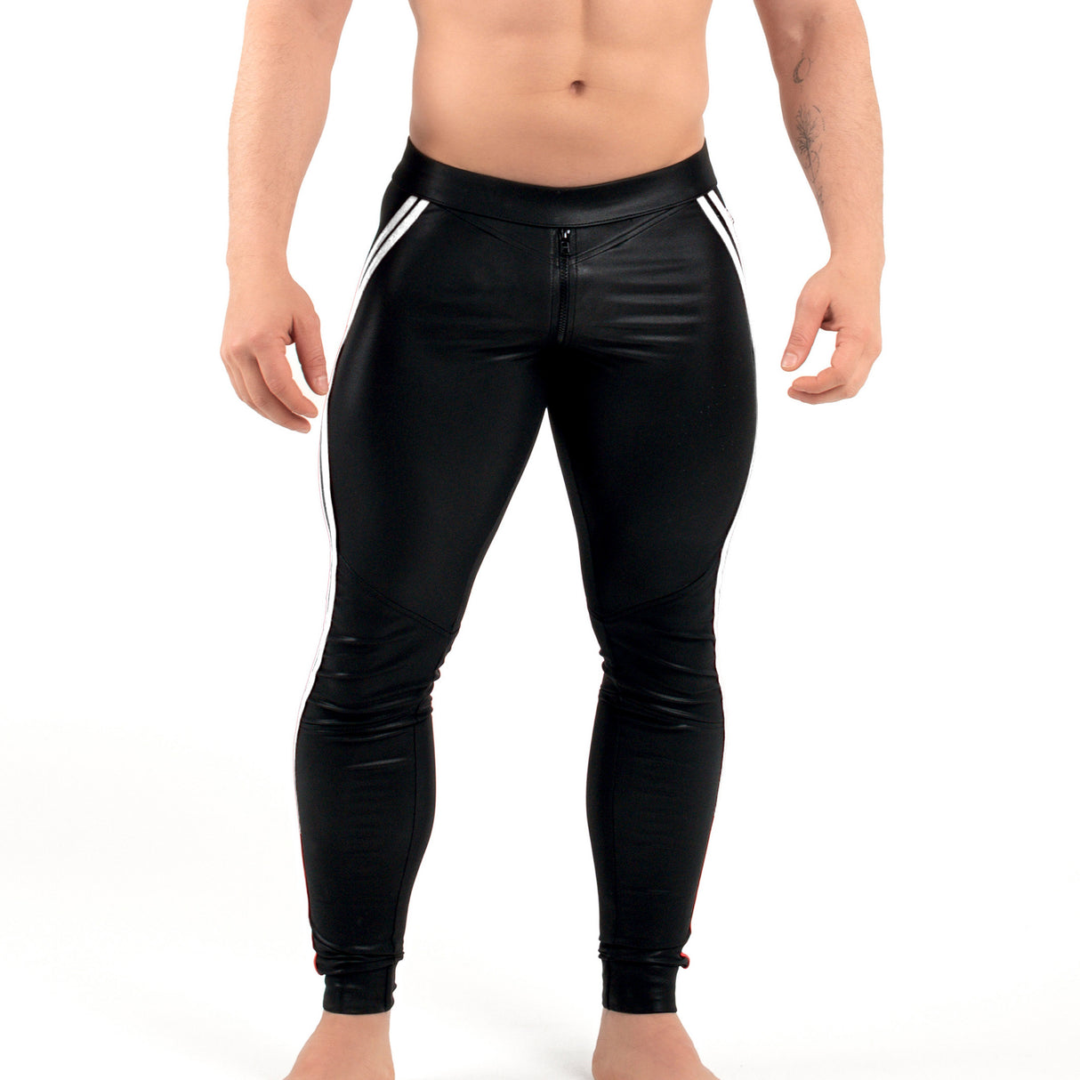 ROK Kinky Zipper Pants Black White