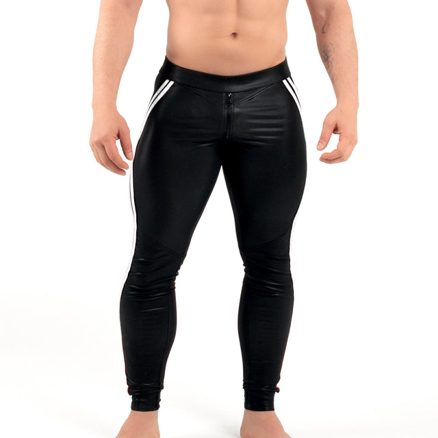 ROK Kinky Zipper Pants Black White