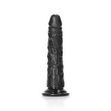 RealRock Slim Realistic Dildo 6 Inch Black
