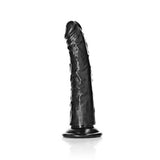 RealRock Slim Realistic Dildo 6 Inch Black
