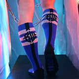 Breedwell Retro Remix Socks Blue