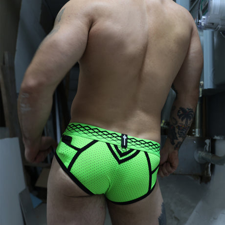 Breedwell Revolution Brief Neon Green