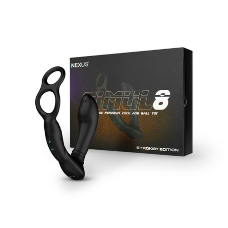 Nexus Stimul8 Vibrating Anal Vibrator with Cock Ring