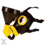 XTRM Soaker Rubber Piss Mask Black Yellow