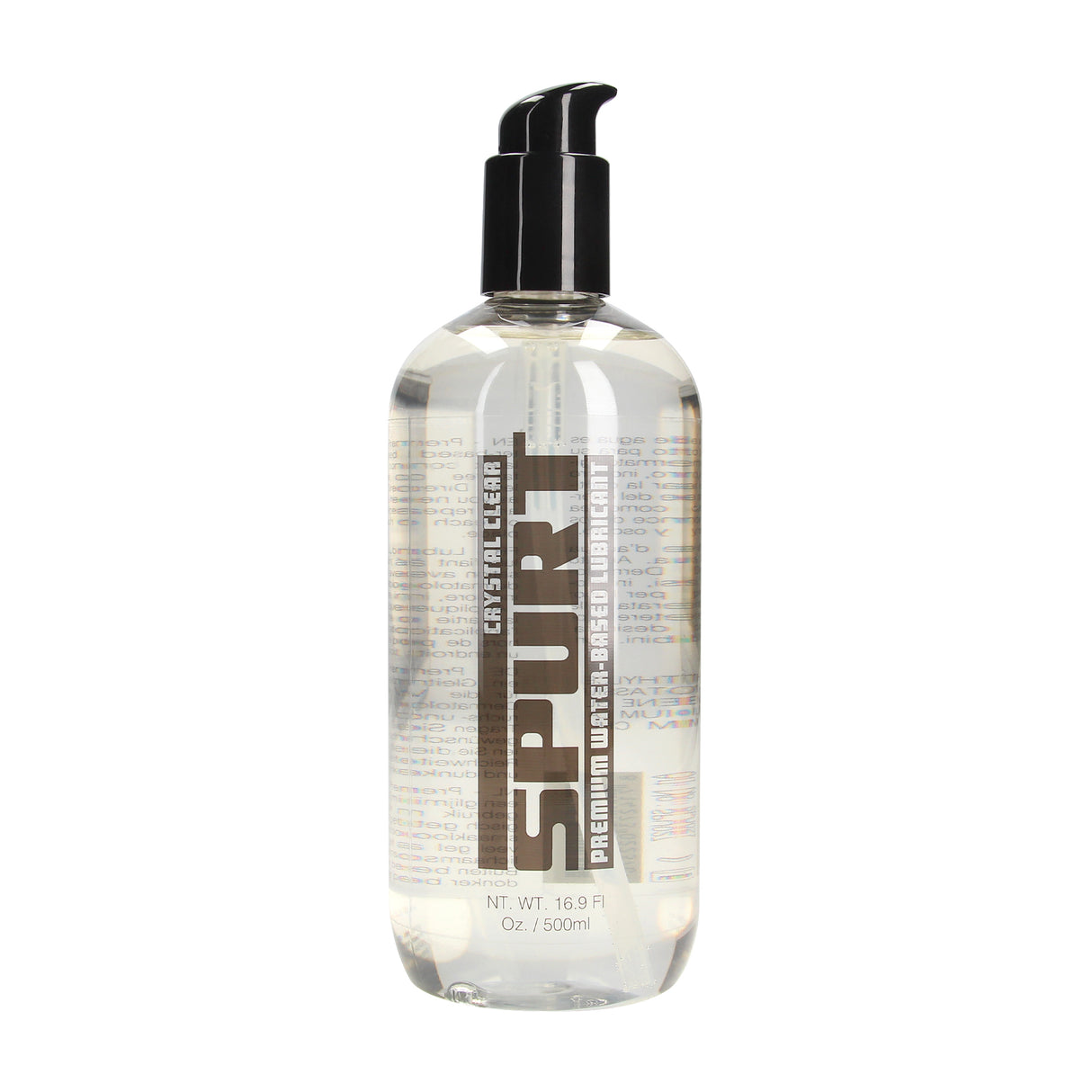 SPURT Crystal Clear Premium Water Based Lube 500ml