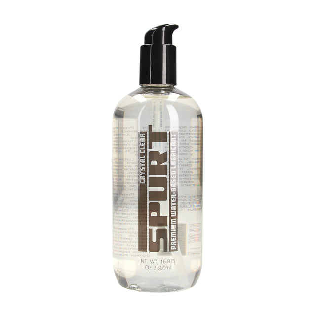 SPURT Crystal Clear Premium Water Based Lube 500ml
