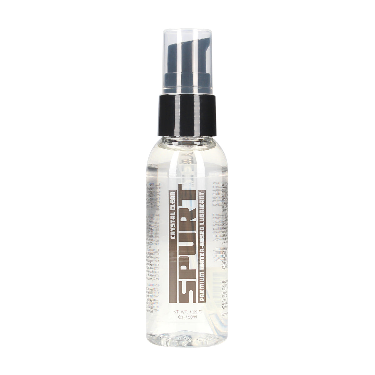 SPURT Crystal Clear Premium Water Based Lube 50ml – FETCH