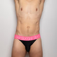 SUKREW Underground Jockstrap Black Electric Pink