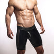 SUKREW Wet Look Sprint Short Fetish Black