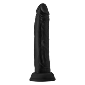 Shaft Liquid Silicone Dong Model J 7.5 Inch Black