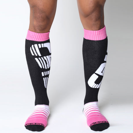 Cellblock 13 Velocity 2.0 Knee High Sock Pink