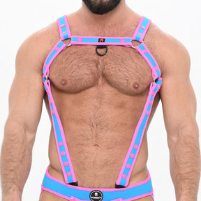 Spartas Army Neo Crossbow Harness Blue Pink