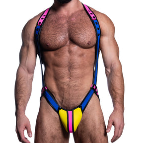 Spartas Dionisio Neo Full Body Harness Yellow Blue