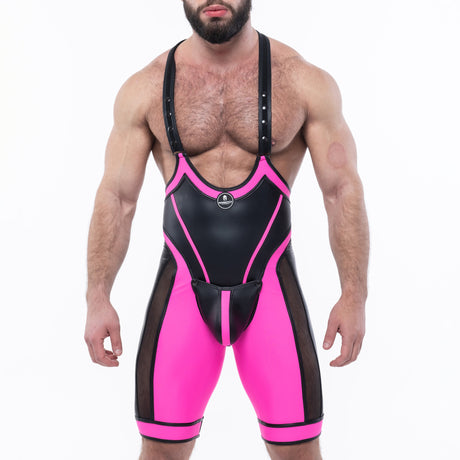 Spartas Enea Neo Lycra Mesh Singlet Pink