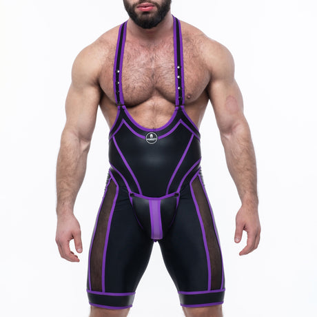 Spartas Enea Neo Lycra Mesh Singlet Purple