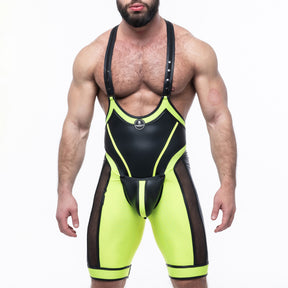 Spartas Enea Neo Lycra Mesh Singlet Yellow