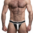 Spartas Jock Shell Neo Jockstrap Black White