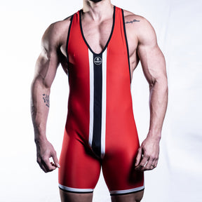 Spartas Minerva Wrestling Suit Red