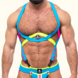 Spartas Nausica Neo Splended Harness Yellow Pink Turquosie