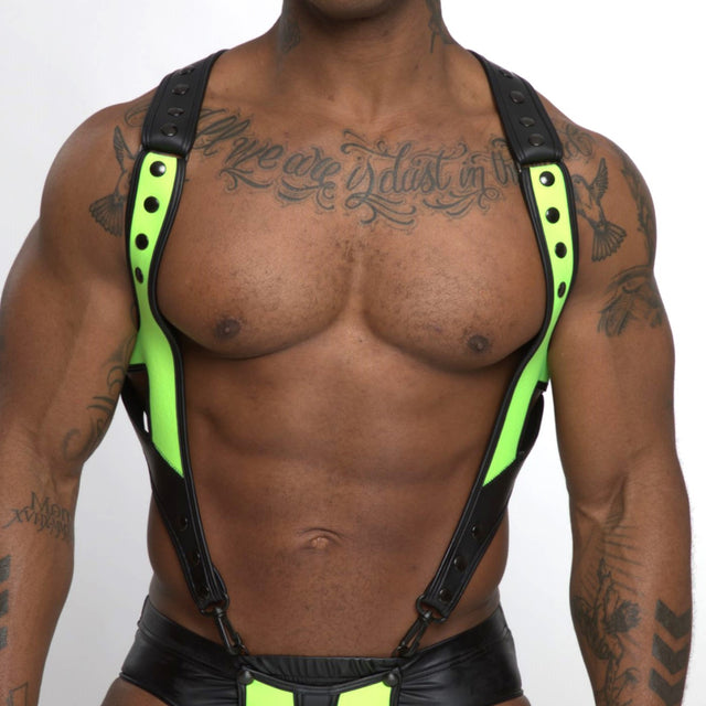 Spartas Nettuno Neo Crossbow Gladiator Harness Black Yellow