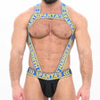 Spartas Peplo Full Body Harness and Jockstrap Blue