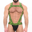 Spartas Peplo Full Body Harness and Jockstrap Green