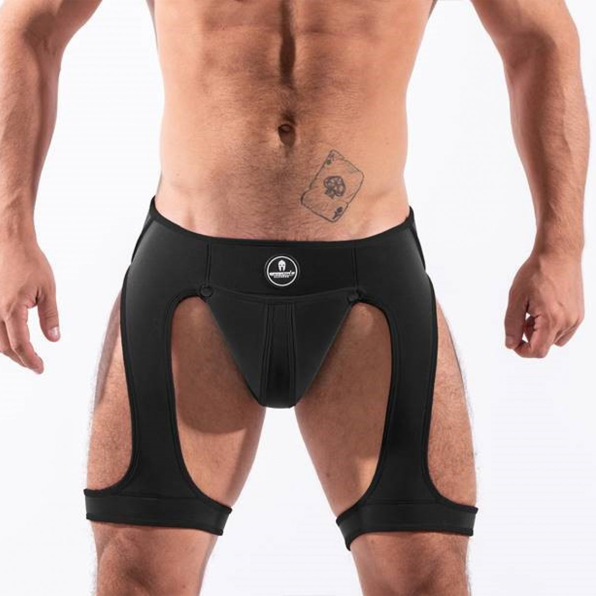 Spartas Snax Neo Chap Jock Short Black