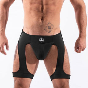 Spartas Snax Neo Chap Jock Short Black
