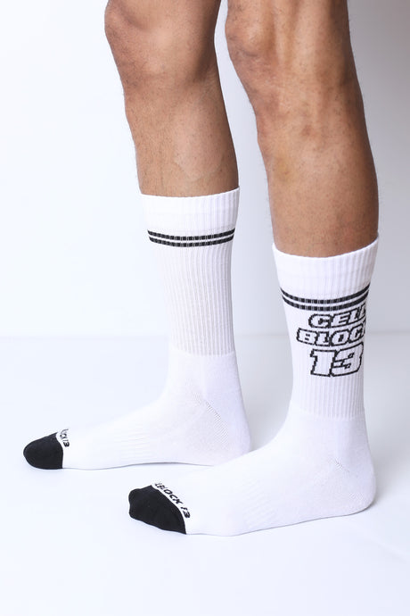 Cellblock 13 Starter Sock White