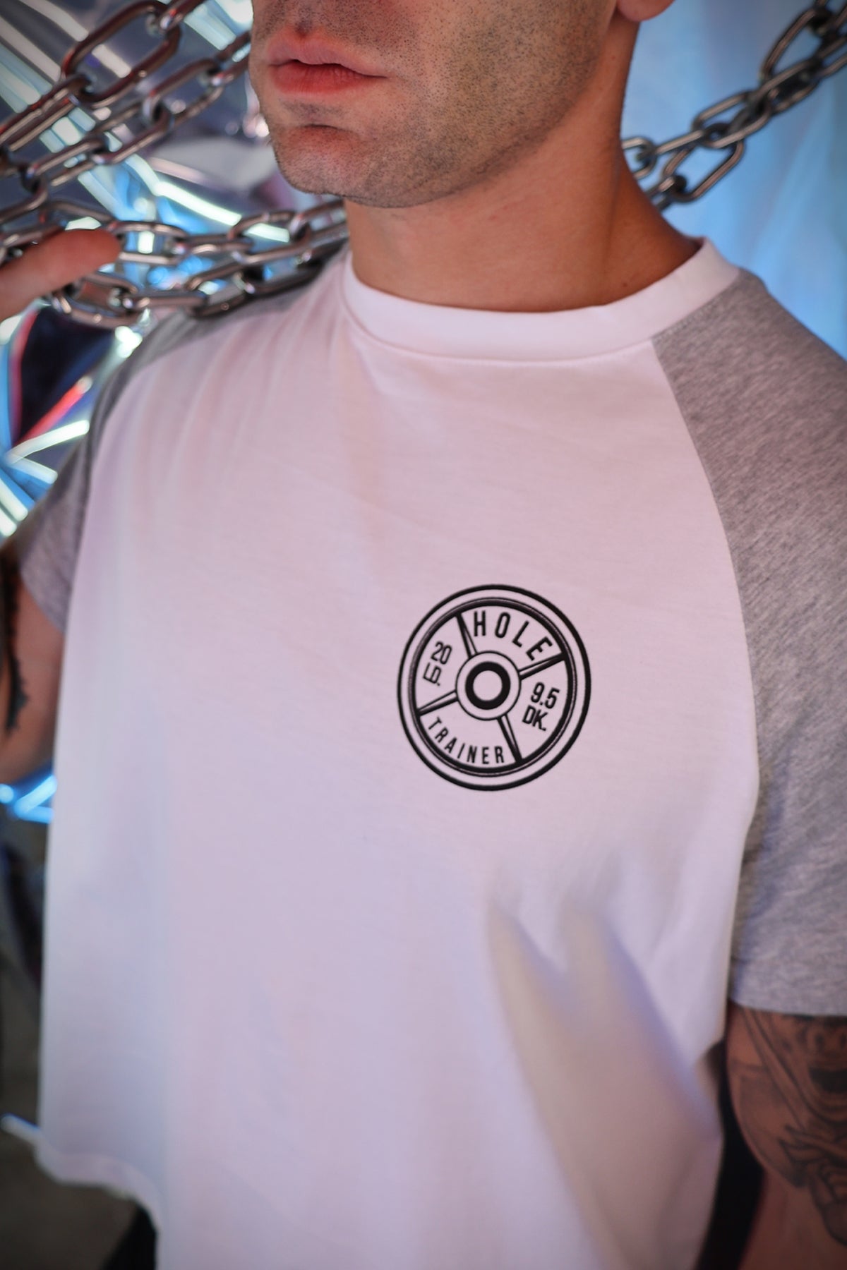 Breedwell Sweat and Sin Raglan T-Shirt White